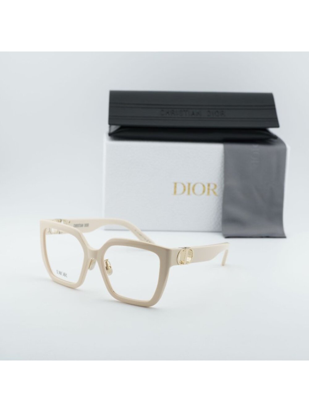 Dior 30MONTAIGNEO S1F 9500 Square Eyeglasses 55mm - Ivory